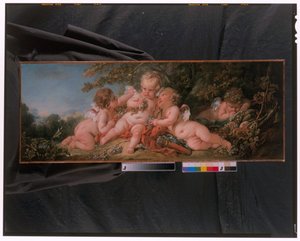 Manzarada Dört Putti by François Boucher