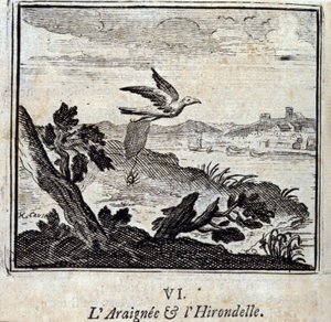 Örümcek ve Kırlangıç, Jean de La Fontaine