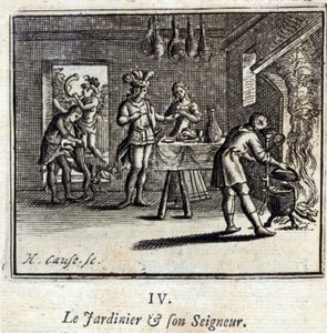 Bahçıvan ve efendisi Jean de La Fontaine