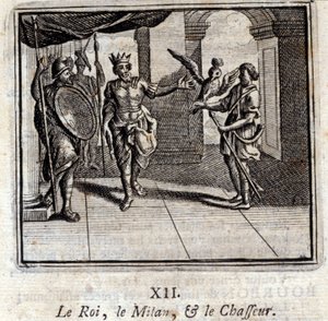 Milan Kral ve Avcı. Jean de La Fontaine
