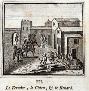 Çiftçi, Köpek ve Tilki. Jean de La Fontaine
