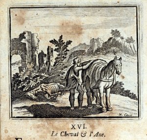 At ve Eşek. Jean de La Fontaine