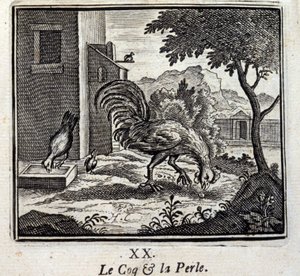 Horoz ve İnci. Jean de La Fontaine