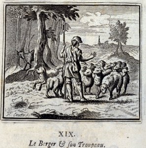 Çoban ve sürüsü. Jean de La Fontaine