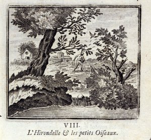 Kırlangıç ve küçük kuşlar. Jean de La Fontaine