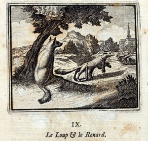 Kurt ve Tilki. Jean de La Fontaine
