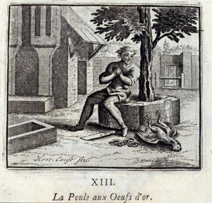 Altın yumurtalı tavuk. Jean de La Fontaine