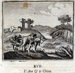 Eşek ve köpek. Jean de La Fontaine