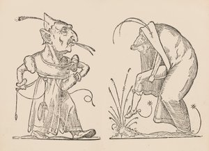 Buluşun birkaç figürünün yer aldığı Les Songes Drolatiques de Pantagruel ..., [1565]. by Francois Desprez