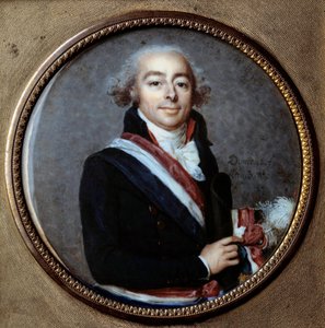 Fransız Devrimi: “” Görevdeki halkın temsilcisi kostümlü Kont Francois Antoine Boissy d