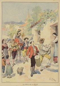La Fete De La Maye by Francois Edouard after Zier