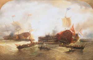 savaş gemisi by Francois Etienne Musin