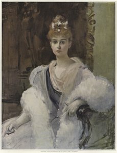Sketch for a portrait of Mme de M 