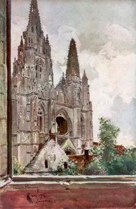 Saint Jean des Vignes Manastırı Harabeleri, Soissons, Fransa, 17 Mayıs 1915, 1926. by Francois Flameng