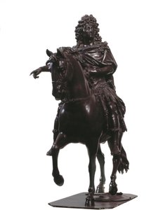 Fransa Kralı XIV.Louis'in atlı portresi (bronz heykel) by Francois Girardon