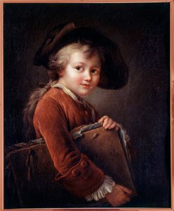 Genç bir öğrenci Francois Hubert Drouais (1727-1775) 18. Yüzyıldan Sonra Resim