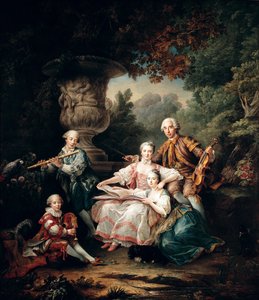 Louis du Bouchet (1645-1716) Marquis de Sourches ve Ailesi, 1750