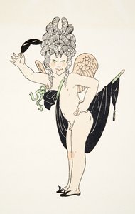 Personages de Comedie, pub'dan Cherub. 1922 (kalıp baskısı) by Francois Louis Schmied