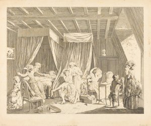 Modlarda işçilerin yükselişi by Francois Nicolas Barthelemy Dequevauviller after Nicolas Lavreince