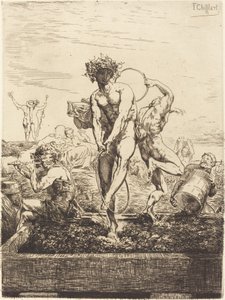 Üzüm hasadı by Francois Nicolas Chifflart