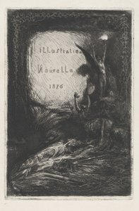Yeni Resim, 1876. by Francois Nicolas Chifflart
