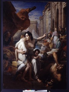 Marsilya Vebası sırasında Belsunce Monsenyörü by Baron François Pascal Simon Gérard