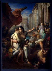 Marsilya vebası sırasında Belsunce Monsenyörü Eveque Henri Francois Xavier de Belsunce-Castelmoron (Belsunce Castelmoron) (1671-1755), 1720