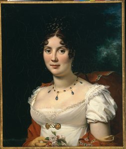 Bir Bayan Portresi by Francois Pascal Simon Gerard