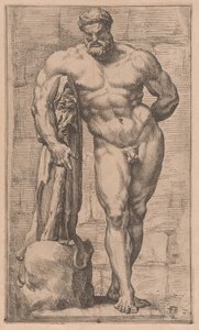 Farnese Herkül, önden görünüm [levha 2] by Francois Perrier