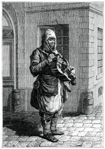 Gezici Müzisyen, 1885. by Francois Robert Ingouf