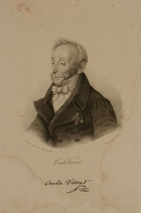 Carle Vernet olarak bilinen Antoine Charles Horace Vernet (1758-1836) by Francois Seraphin Delpech