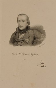 Louis Antoine Henri de Bourbon (1772-1804) Conde Üniforma Giyen Enghien Dükü by Francois Seraphin Delpech