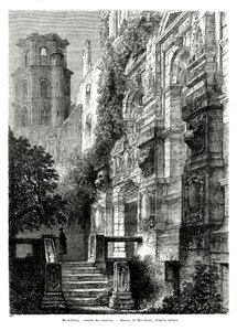 Heidelberg Kalesi, Almanya, 1886