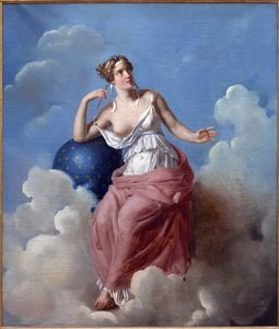 Astronomi. Francois Vincent Latil (1796-1890), Tuval Üzerine Yağlıboya Tablo by Francois Vincent Mathieu Latil