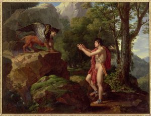 Oidipus ve Sfenks, c.1806-08