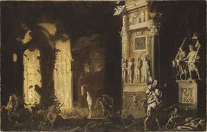 Anchises Taşıyan Aeneas ile Truva Ateşi, Nome, Francois de