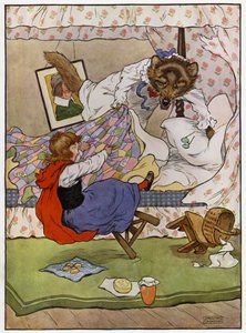 Kırmızı Başlıklı Kız (renkli taş) by Frank Adams