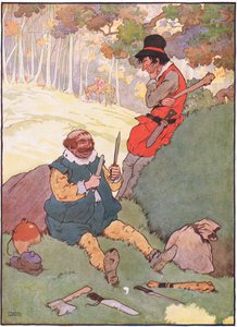 Yine de içlerinden biri, daha katı kalpli, görevini yapmaya yemin etti, 1930