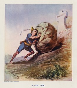 A Vain Task (renkli taş baskı) by Frank Beard