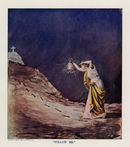 "Beni Takip Et" (renkli taş baskı) by Frank Beard