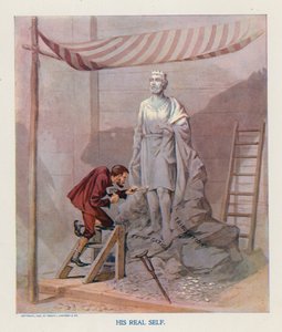 Gerçek Benliği (renkli taş baskı) by Frank Beard