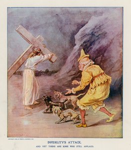 Sadakatsizliğin Saldırısı (renkli taş baskı) by Frank Beard