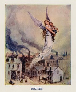 Kurtarılmış (renkli lito) by Frank Beard
