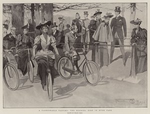 Modaya Uygun Bir Eğlence, Hyde Park'ta Sabah Gezintisi by Frank Craig