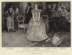 Court Theatre'daki 'Wells'in Trelawyn'i by Frank Craig