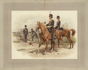 Royal Horse Artillery  by Frank Dadd