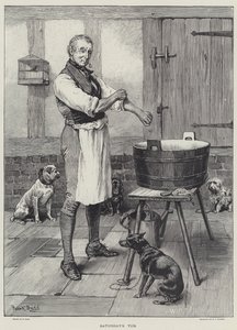 cumartesi küveti gravürü by Frank Dadd