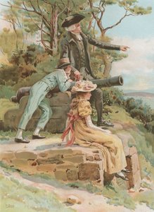 Eski Savaş Alanı (chromolitho) by Frank Dadd