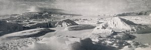 Aşağı Koettlitz Buzulu, Çözülen Suların Etkisini Gösteriyor, c1911, 1913