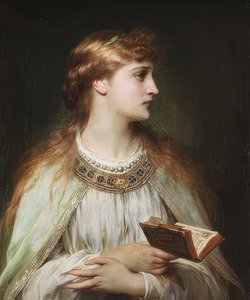 Ofelia. 1864 by Frank Dicksee